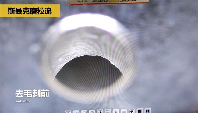 鋁合金<a href='http://fpqvrmfi.cn' target='_blank'><u>交叉孔去毛刺</u></a>，<a href='http://fpqvrmfi.cn' target='_blank'><u>流體拋光機(jī)</u></a>約20秒一個(gè)
